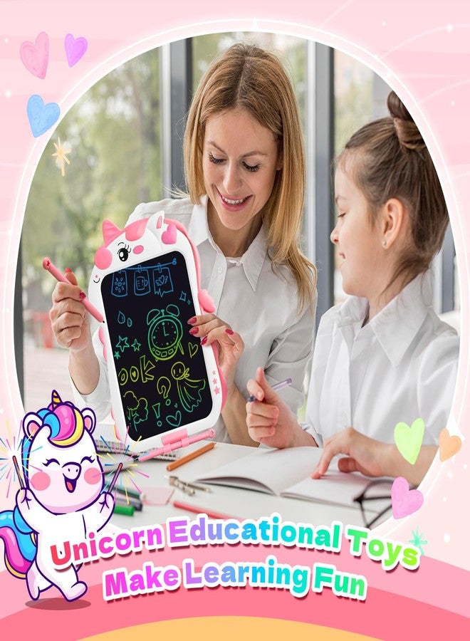 POPERFUN Unicorn Toys Lcd Writing Tablet for Kids, Reusable 8.5 Inch Kids Drawing Tablet, Educational Drawing Pad Doodle Board for Toddler Toys, Christmas Gifts Birthday Gifts for Ager3 4 5 6 7, Cute Girl Toys - Image 2